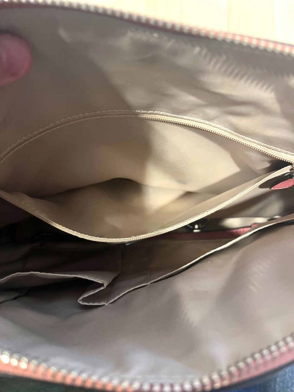 #R62 Vintage Coach Kristin Coral-Pink Patent Leather Satchel - Picture 15 of 15